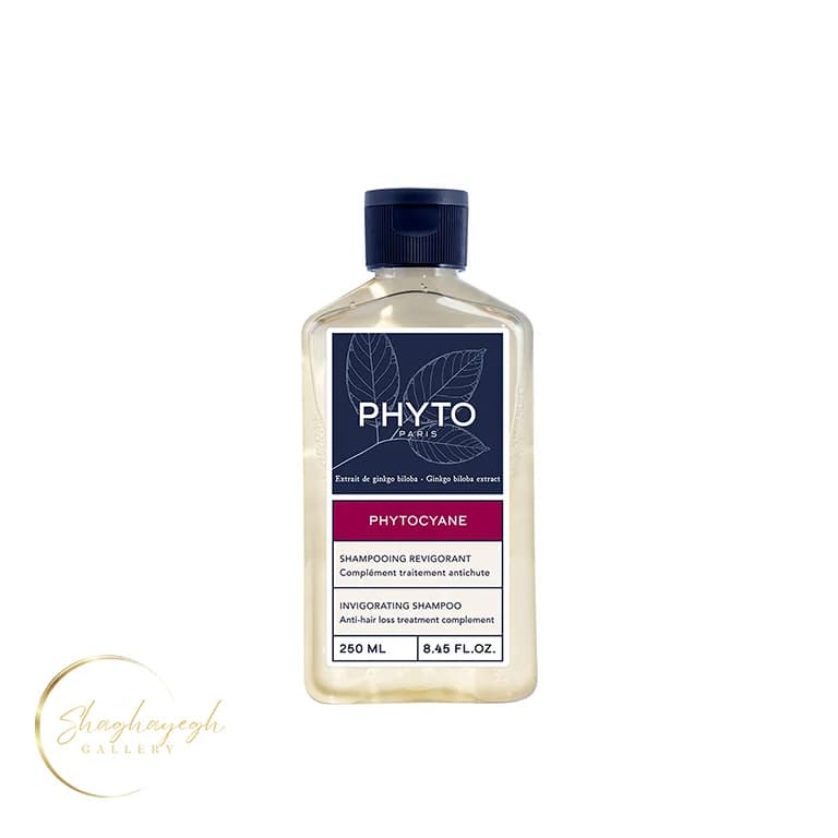 شامپو ضدریزش و تقویت‌کننده مو فیتو سایان ۲۵۰ میل Phyto Paris Phytocyane Anti-Hair Loss Invigorating Shampoo