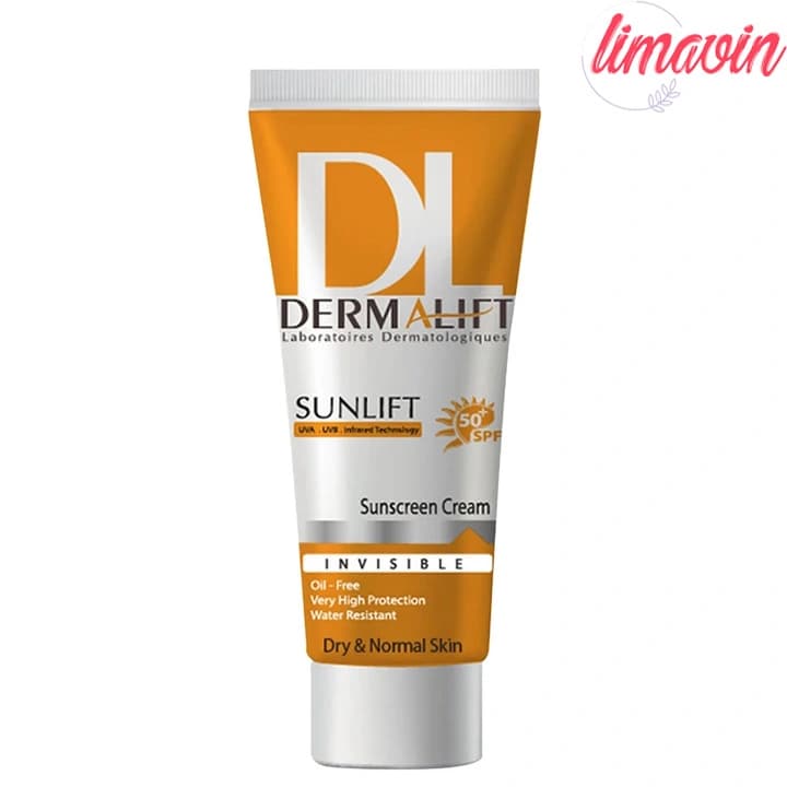 کرم ضد آفتاب بی رنگ درمالیفت با SPF50 مناسب پوست خشک حجم 40 میلی لیتر — تصویر ۶