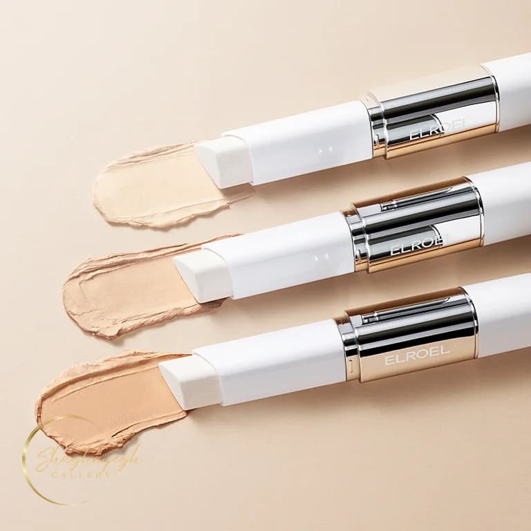 کرم پودر استیکی ال‌روئل بلانک کاور رنگ لایت ۱۳ گرم Elroel Blanc Cover Cream Stick Light 13g — تصویر ۲