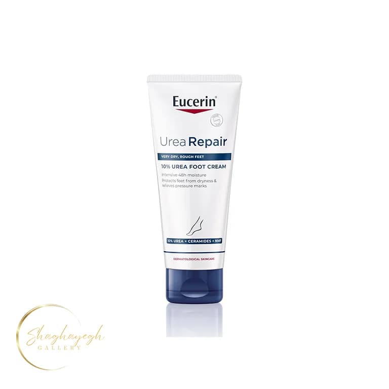 کرم پا مرطوب‌کننده ۱۰٪ اوره پوست خشک اوسرین ۱۰۰ میل Eucerin UreaRepair Foot Cream 10% Urea