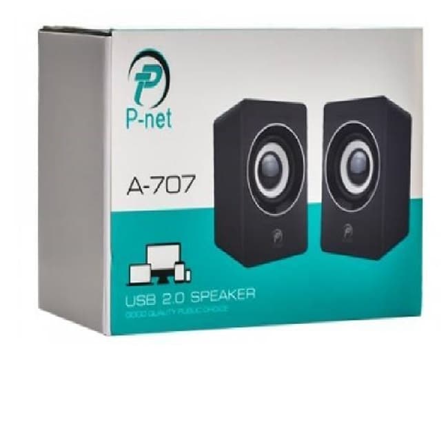 اسپیکر دسکتاپ پی نت مدل A-707 — تصویر ۲