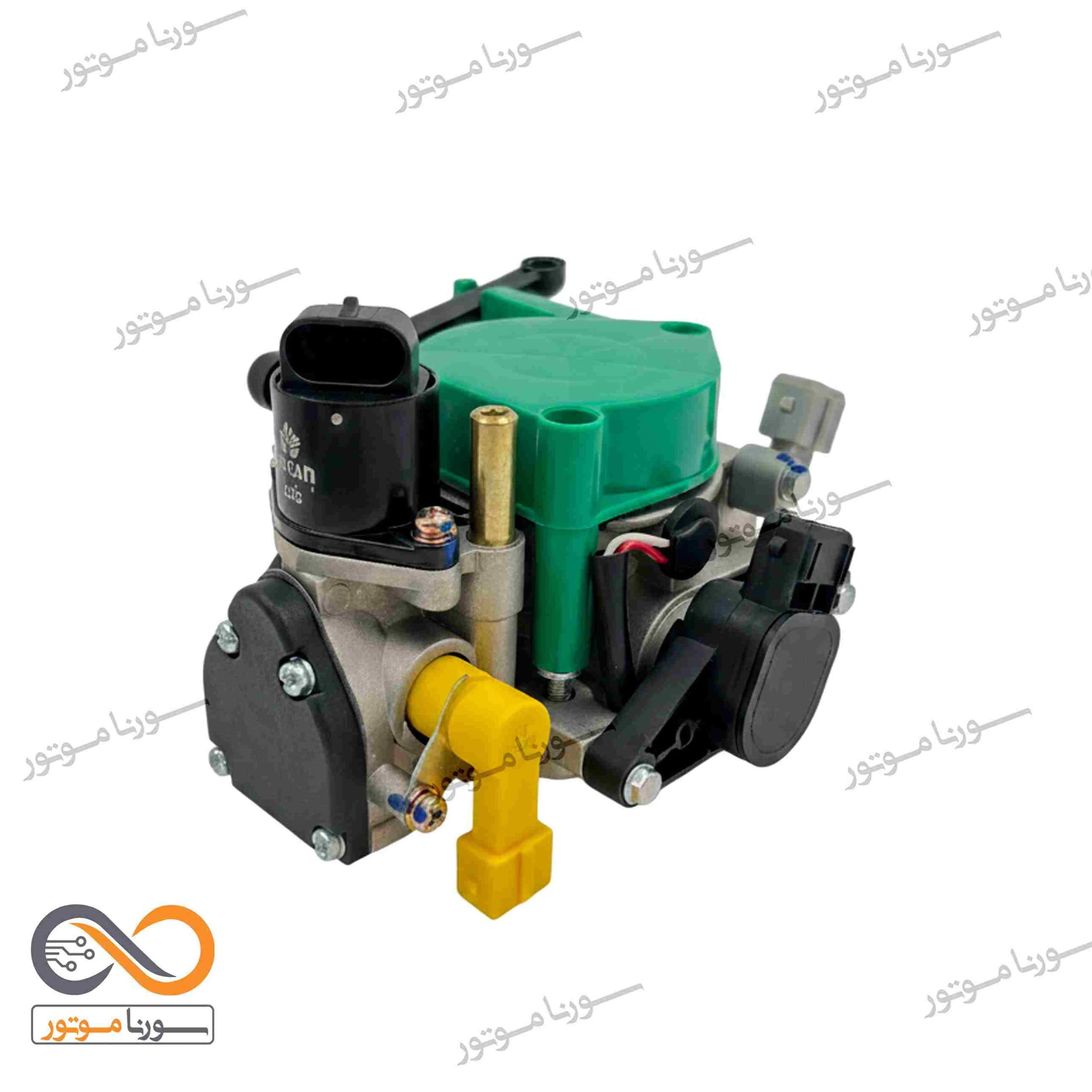 دریچه گاز کامل ساژم با سنسور گرم کن 405