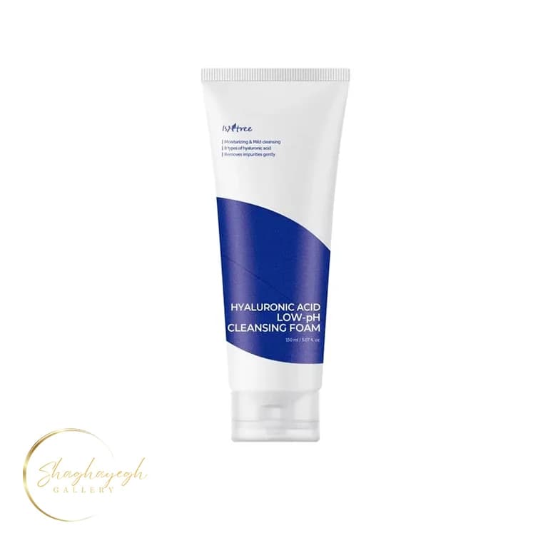 فوم شست‌وشوی ملایم هیالورونیک اسید ایزنتری Isntree Hyaluronic Acid Low-pH Cleansing Foam 150ml