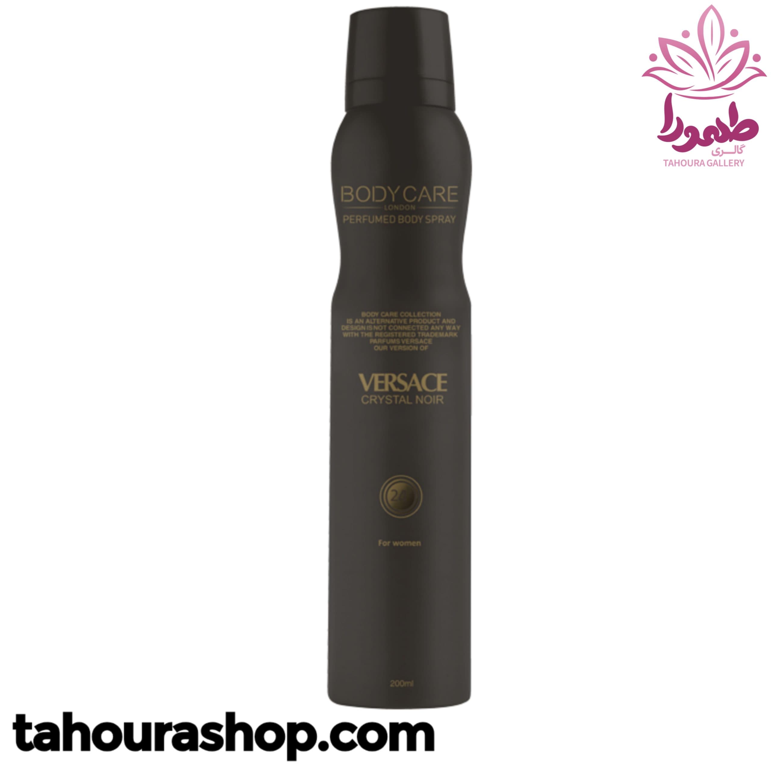 اسپری خوشبو کننده بدن زنانه VERSACE CRYSTAL NOIR بادی کر