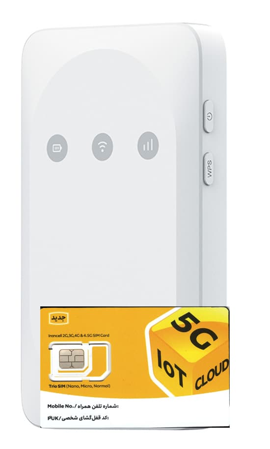 مودم 4G جیبی ایرانسل مدل 935 — تصویر ۲