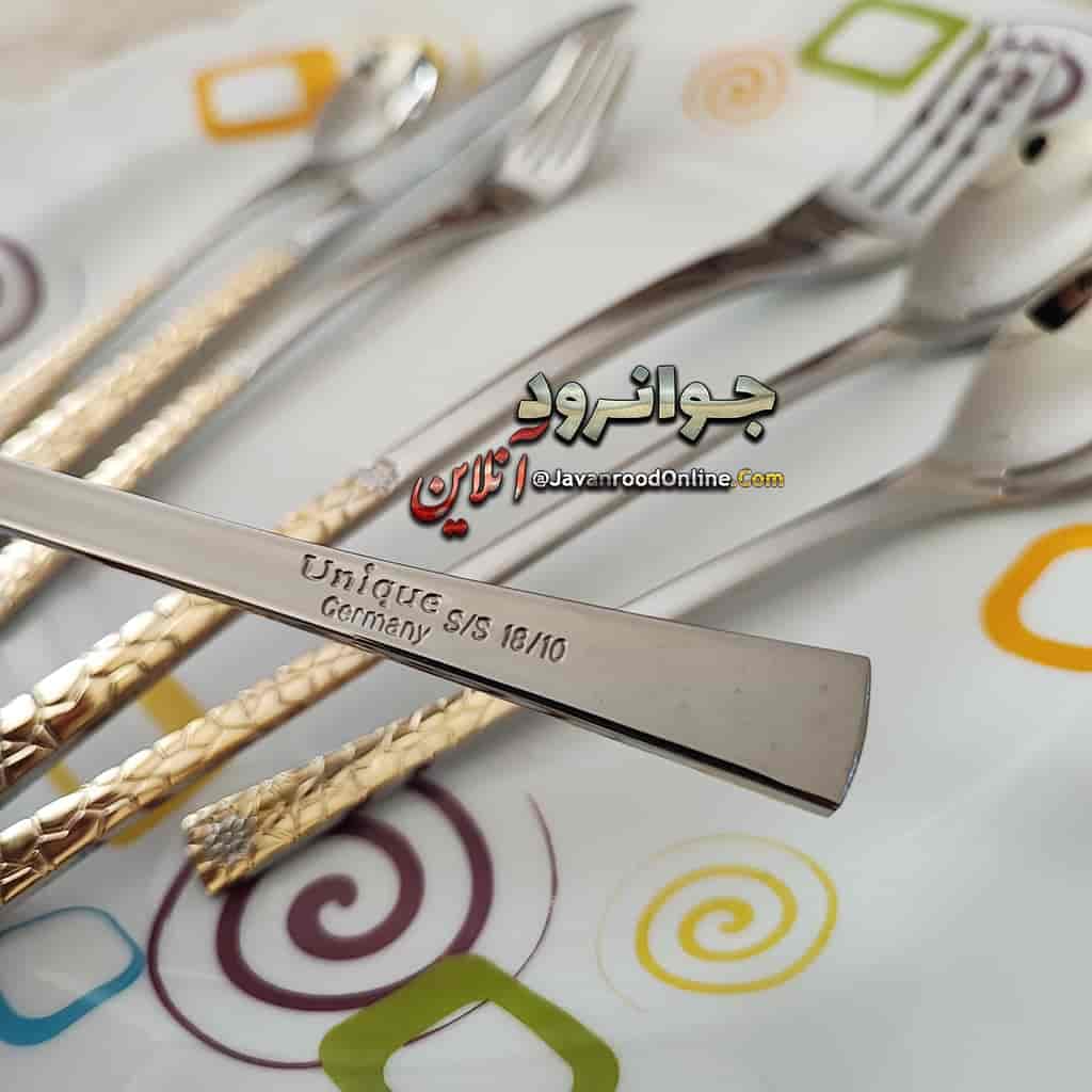 قاشق چنگال یونیک طرح برمن 120 پارچه 24 نفره اروپایی — تصویر ۳