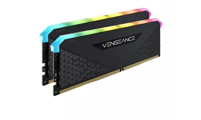 رم دسکتاپ کورسیر دو کاناله Corsair Vengeance RGB RS DDR4 32GB 3600MHZ — تصویر ۲
