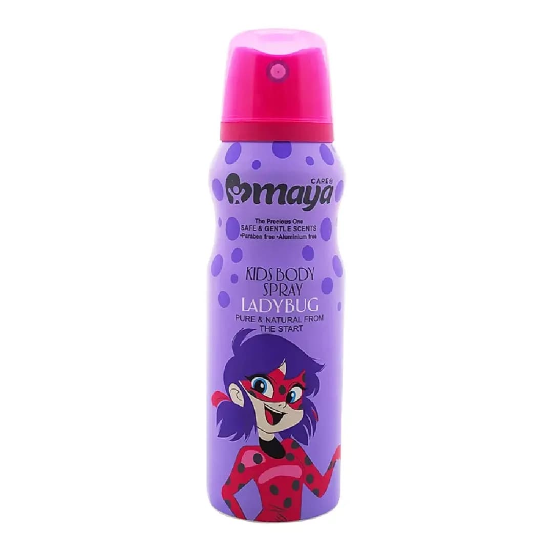 اسپری کودک 130 میل مایا مدل دختر کفشدوزکی/Baby spray 130 ml new design Maya LadyBug Model
