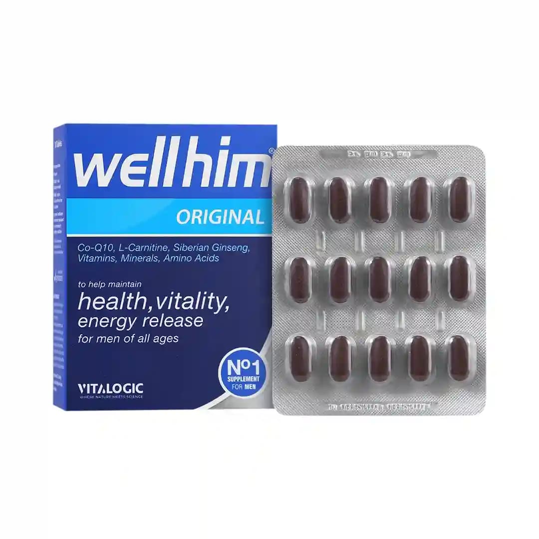 قرص ول هیم اورجینال ویتالوژیک 30 عددی/Vitalogic Wellhim 30 Tabs