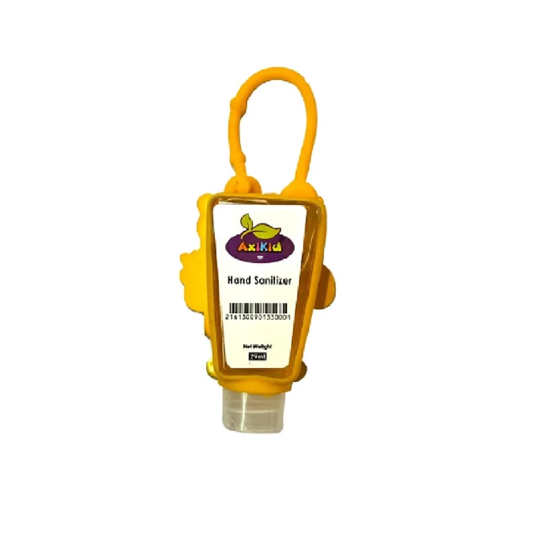 ژل ضدعفونی کننده دست آکسیکید طرح باب اسفنجی حجم 29 میلی لیتر/AxiKid Hanging Hand Sanitizer Gel 29 ml — تصویر ۲