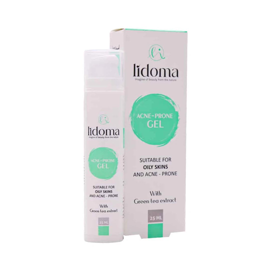 ژل ضد جوش لیدوما مناسب پوست چرب و جوش دار 25 میلی لیتر/Lidoma Acne Prone Gel 25 Ml