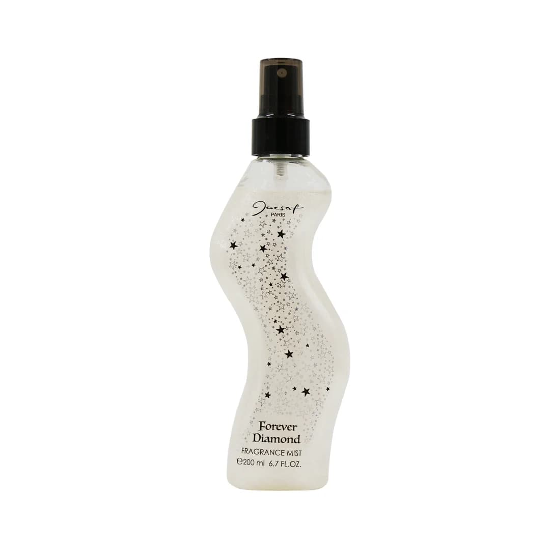 بادی اسپلش شاین فور اور دایموند ژک ساف 200 میلی لیتر/Forever Diamond Gold Shiny Body Splash Jacsaf 200ml