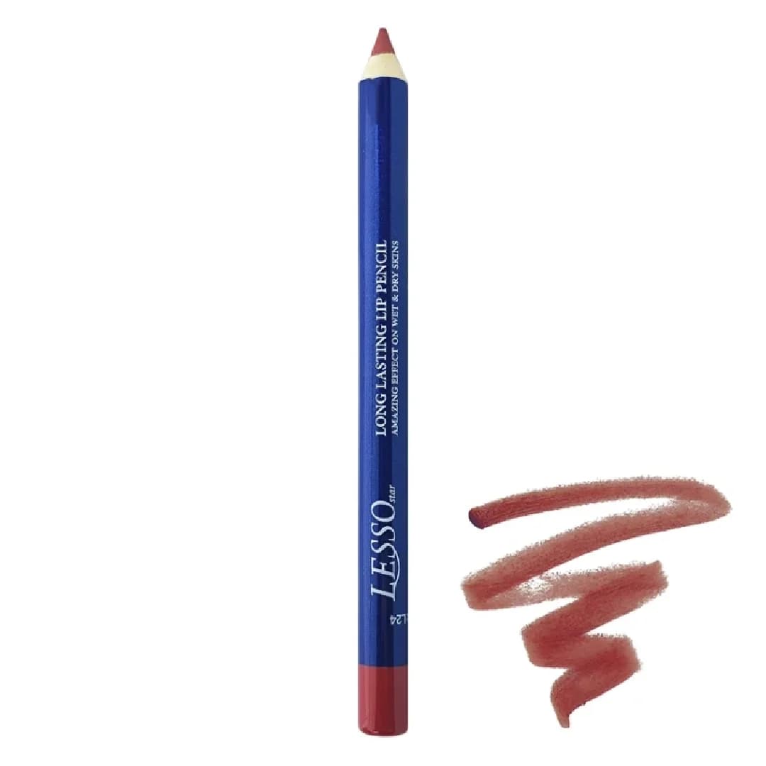 رژ لب مدادی لسو استار کد 24/Lesso Star Pencil Code24 Lipstick