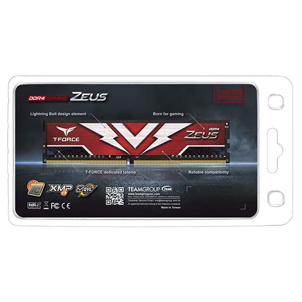 رم کامپیوتر تیم گروپ مدل TEAM GROUP ZEUS DDR4 8GB 3200 CL20 — تصویر ۳