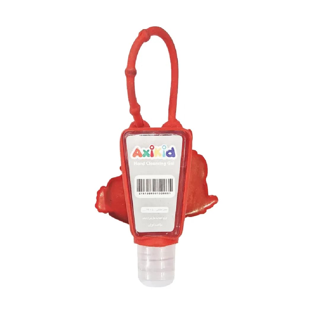 ژل ضدعفونی کننده دست آکسیکید طرح ماشین حجم 29 میلی لیتر/AxiKid Hanging Hand Sanitizer Gel 29 ml — تصویر ۲