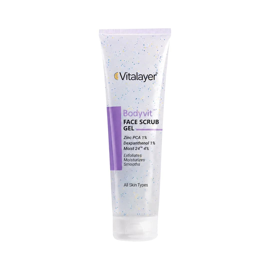 ژل اسکراب صورت بادی ویت ویتالیر 150 میلی لیتر/Vitalayer Bodyvit Face Scrub 150 ml