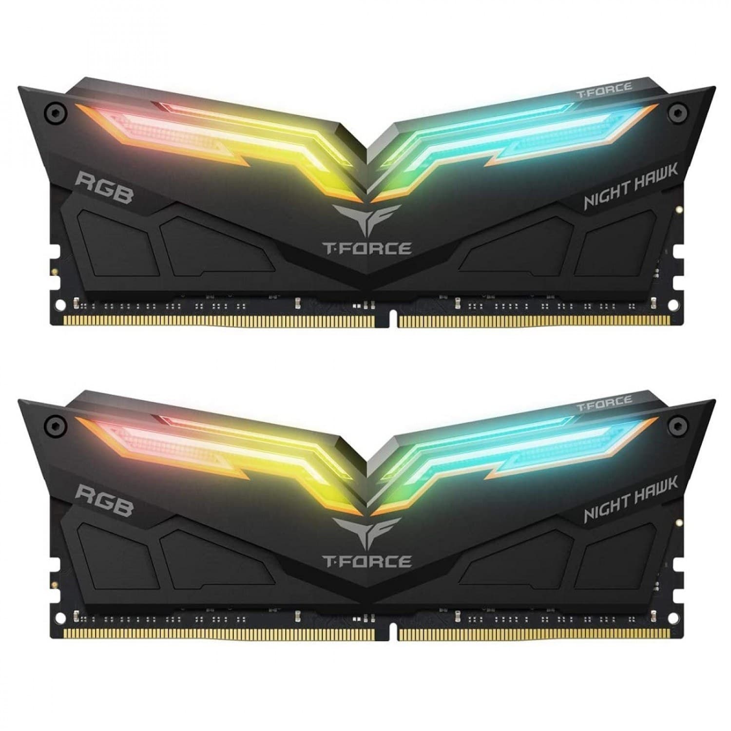 رم دسکتاپ تیم گروپ مدل 3600 Team Group Night Hawk RGB 16GB DDR4