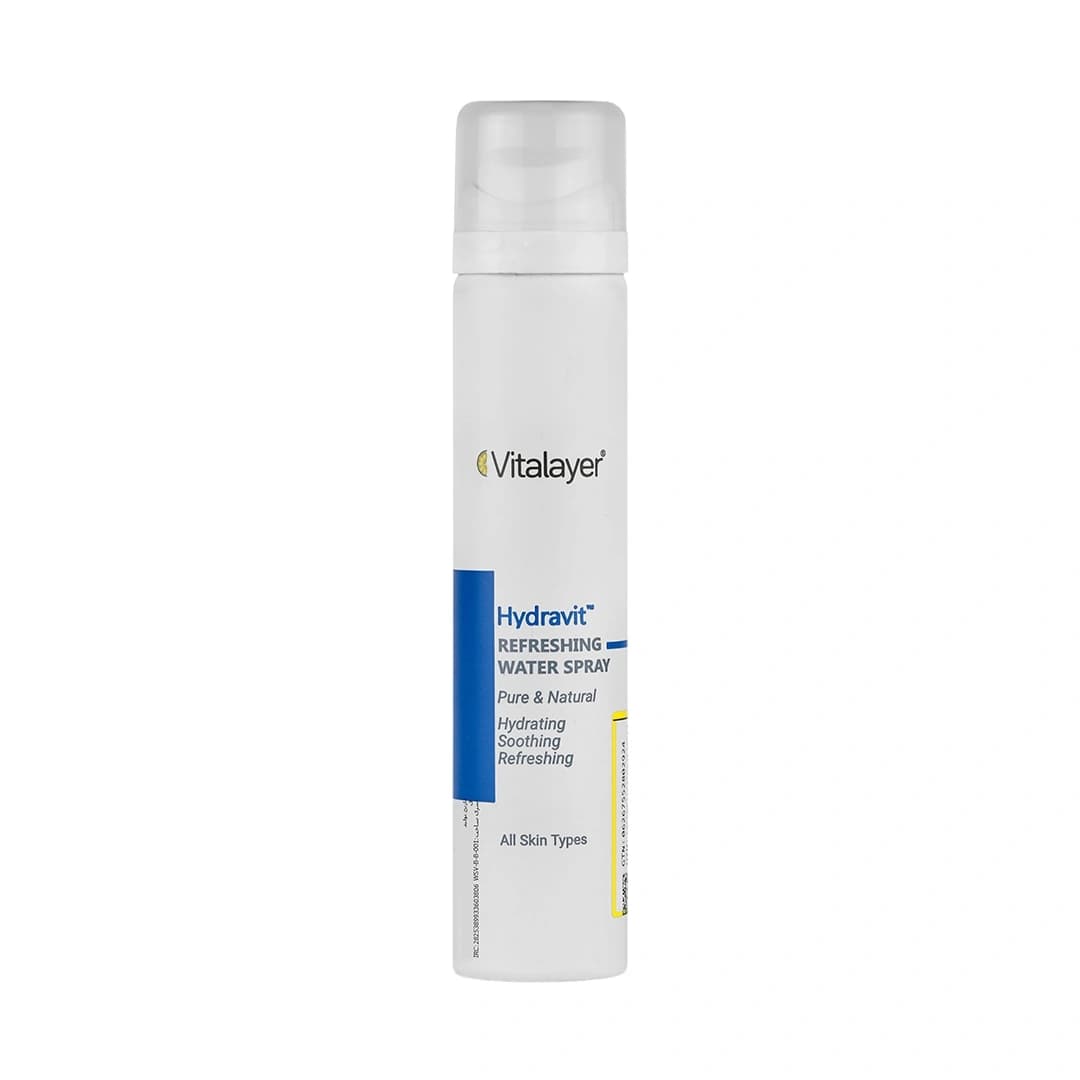 اسپری آب ویتالیر مدل هیدراویت مناسب انواع پوست حجم 75 میلی لیتر/Vitalayer Hydravit Refreshing Water Spray 75 ml