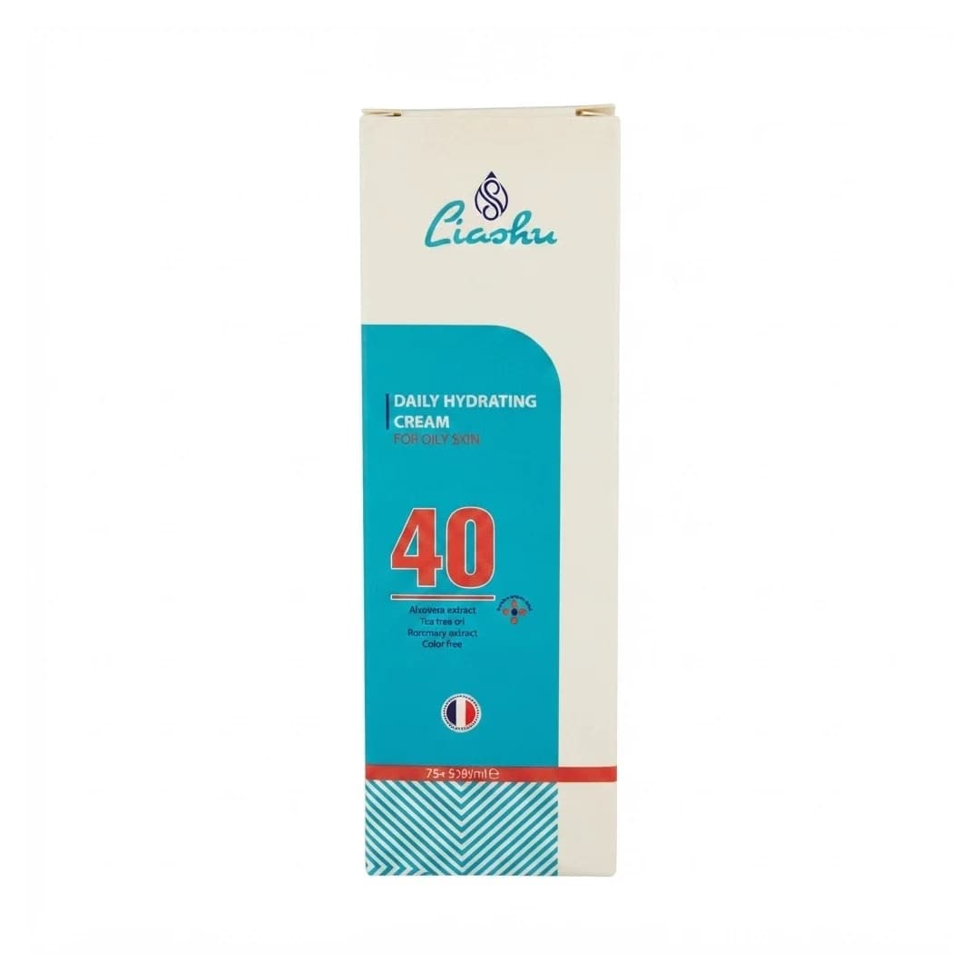 کرم آبرسان روزانه لیاشو 40 مناسب پوست چرب 75 میلی لیتر/liashu daily hydrating cream oily skin 70 ml