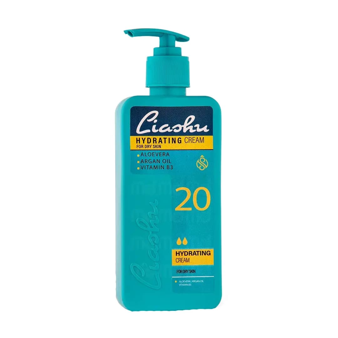 کرم آبرسان پمپی لیاشو مناسب پوست خشک 330 میلی لیتر/liashu hydrating cream for dry skin 330 ml
