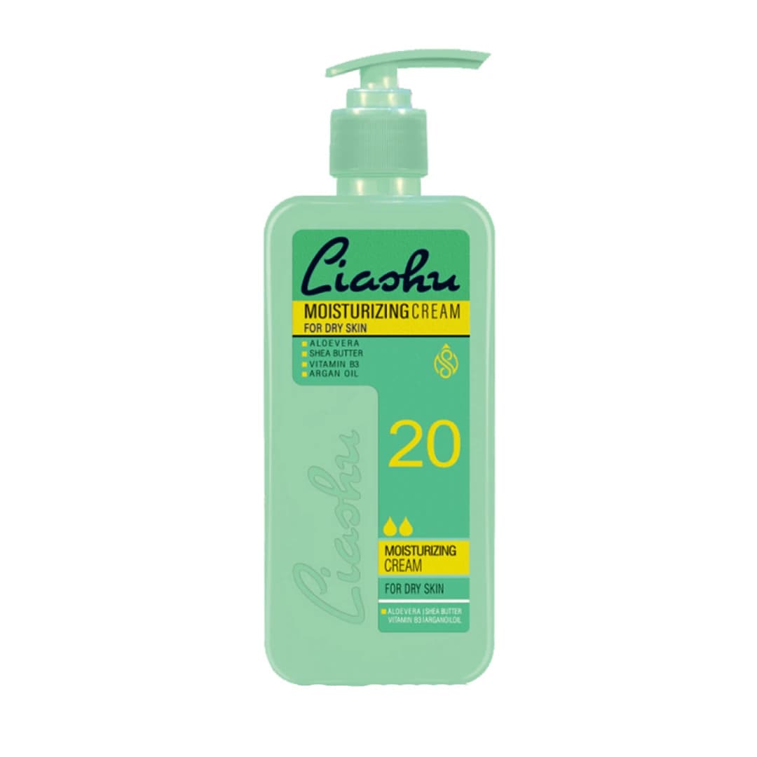 کرم مرطوب کننده لیاشو مدل 20 مناسب پوست خشک 330 میلی لیتر/liashu moisturizing cream for dry skin 330 ml