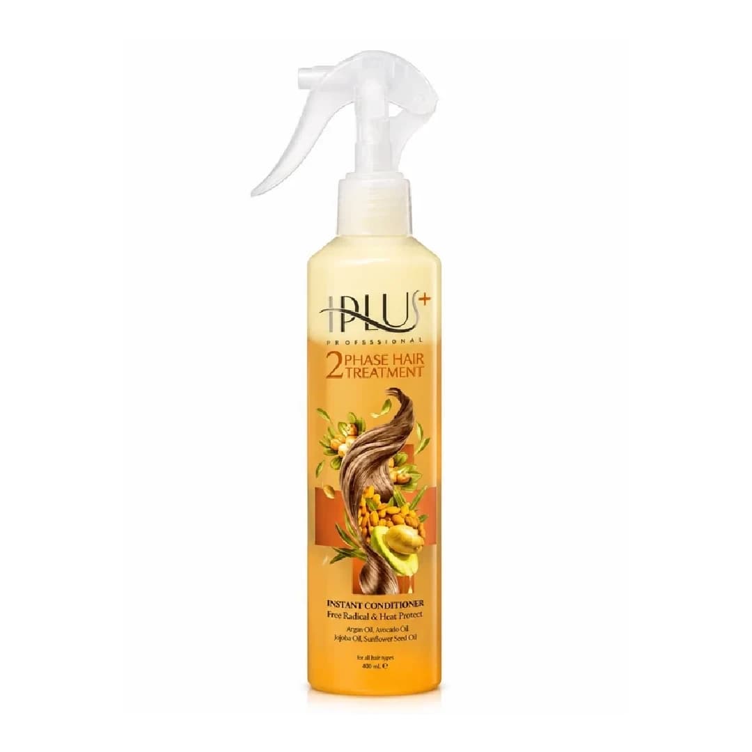 سرم اسپری دوفاز آرگان آی پلاس تقویت کننده مو 250 میلی لیتر/iplus argan oil 2 phase hair repair serum 250ml