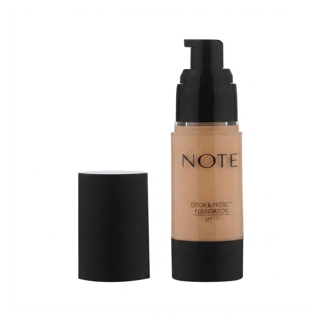 کرم پودر فلوئیدی نوت شماره 11 مدل دیتاکس پروتکت فاندیشن حجم 35 میلی لیتر/Note Fluid No11 Detox And Protect Foundation Model 35 ml — تصویر ۲