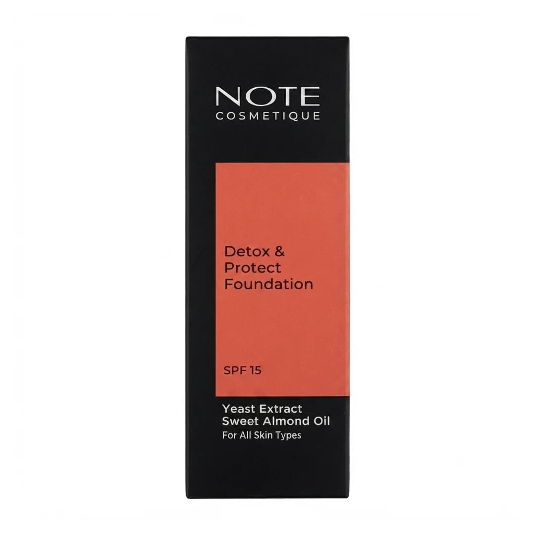 کرم پودر فلوئیدی نوت شماره 11 مدل دیتاکس پروتکت فاندیشن حجم 35 میلی لیتر/Note Fluid No11 Detox And Protect Foundation Model 35 ml