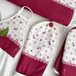 سرویس آشپزخانه مخمل 15 تکه طرح 42 مدل نیوشا — تصویر ۵