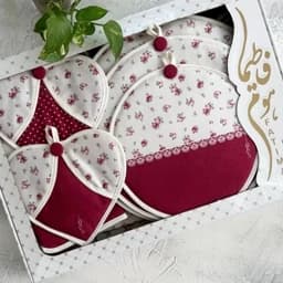 سرویس آشپزخانه مخمل 15 تکه طرح 42 مدل نیوشا — تصویر ۴