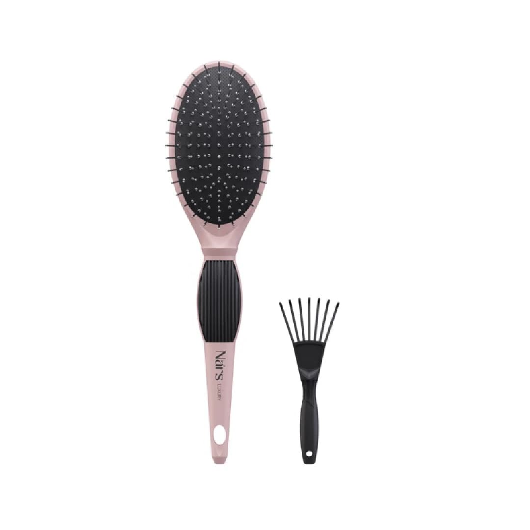 برس مو نارس شانه فلزی مدل بیضی سری لاکچری کد 402/Nars Metal Comb Hair Brush Oval Model Code 402 Luxury Series
