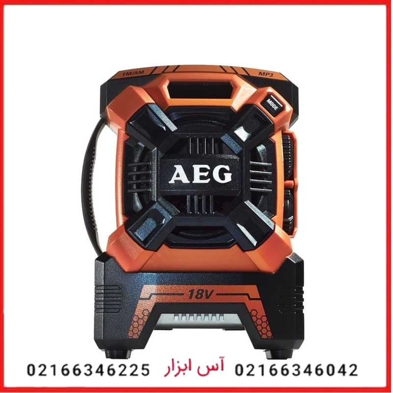 رادیو FM و پخش 18 ولت تنه خالی آاگ مدل BR18C-0