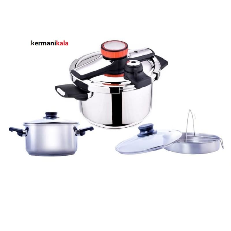 زودپز 2 قلو 7L+4L نیولند مدل کلیپسی
