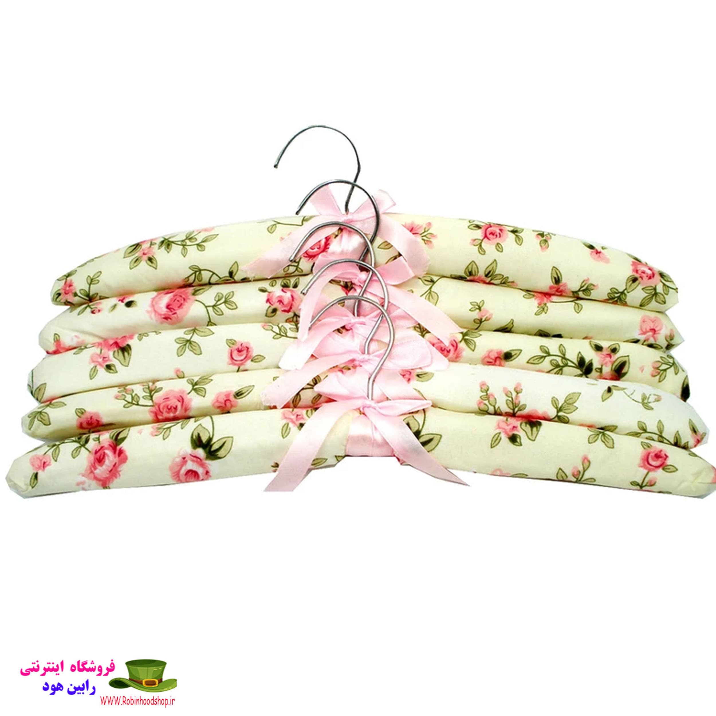 چوب لباسی سحر مدل دلارام بسته 5 عددی