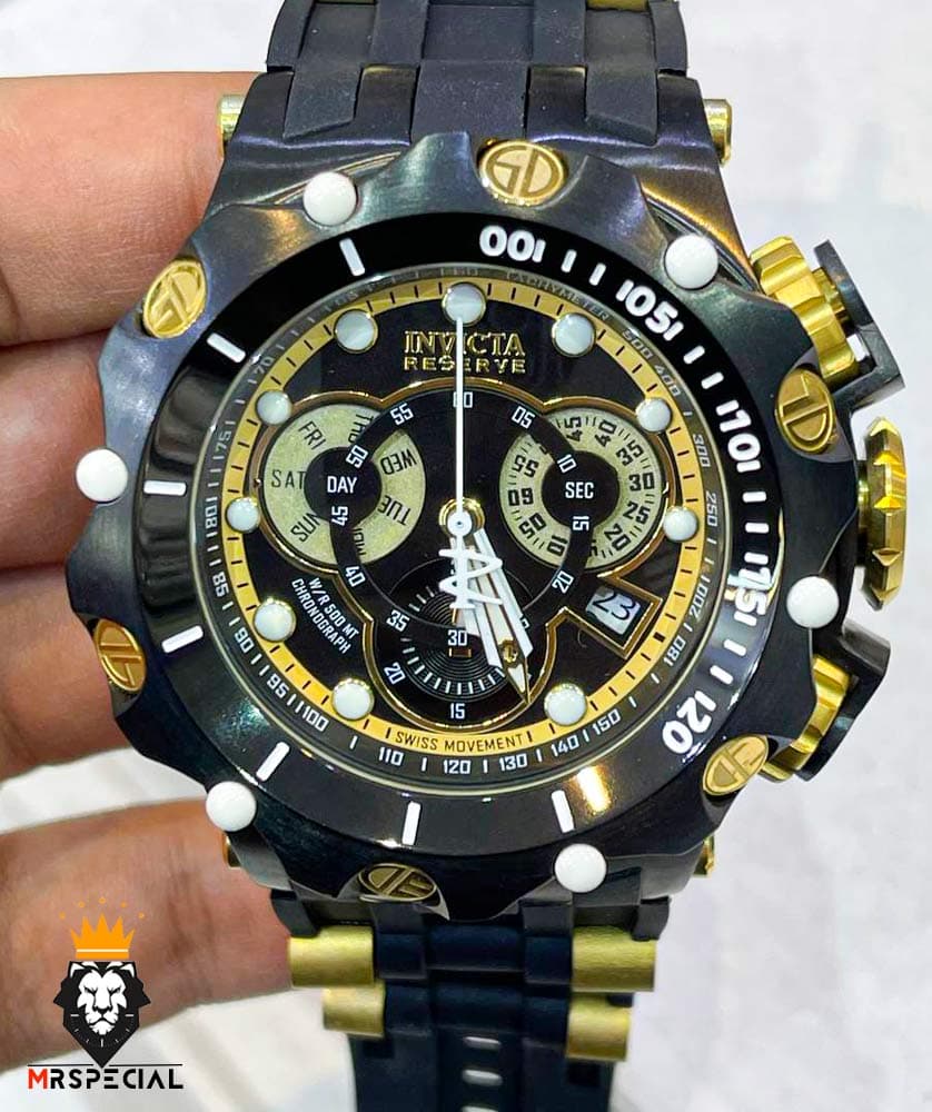 ساعت اینویکتا مردانه هیبرید کرنوگراف مشکی بند رابر INVICTA VENOM 02058