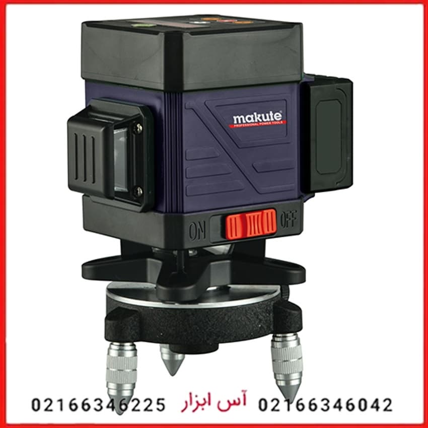 تراز لیزری 360 درجه 3D (شارژی/12 لاین/ریموت دار) ماکوت مدل LL2212