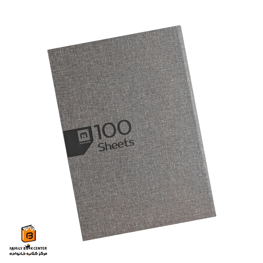 دفتر خط دار 100 برگ طوسی مکث نوت (Maxnote)