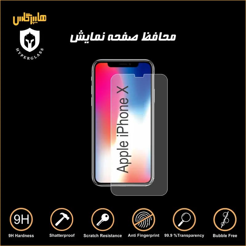 محافظ صفحه نمایش گوشی آیفون ایکس iphone x