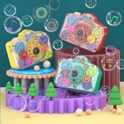 دوربین حباب ساز چرخ دنده ای موزیکال و چراغدار