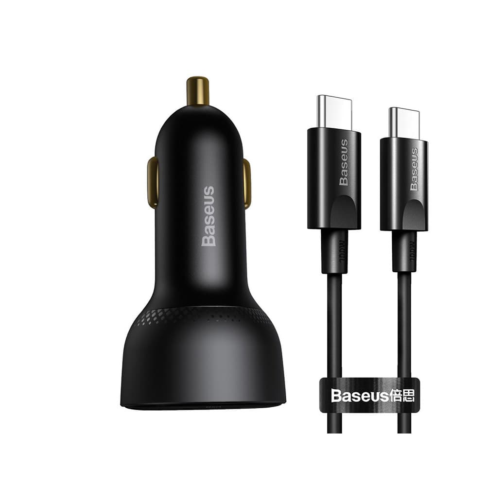 شارژر فندکی فست شارژ بیسوس Baseus Superme Digital Display CCZX-100C TZCCZX-01