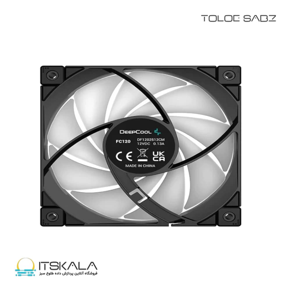 فن کیس Deepcool مدل FC120 BLACK — تصویر ۲