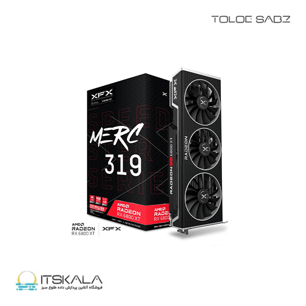 کارت گرافیک XFX مدل Speedster MERC 319 AMD Radeon RX6800XT 16GB