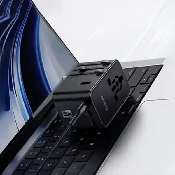 آداپتور شارژ مسافرتی 45 وات مکدودو یا کابل CP-3270 — تصویر ۱۱