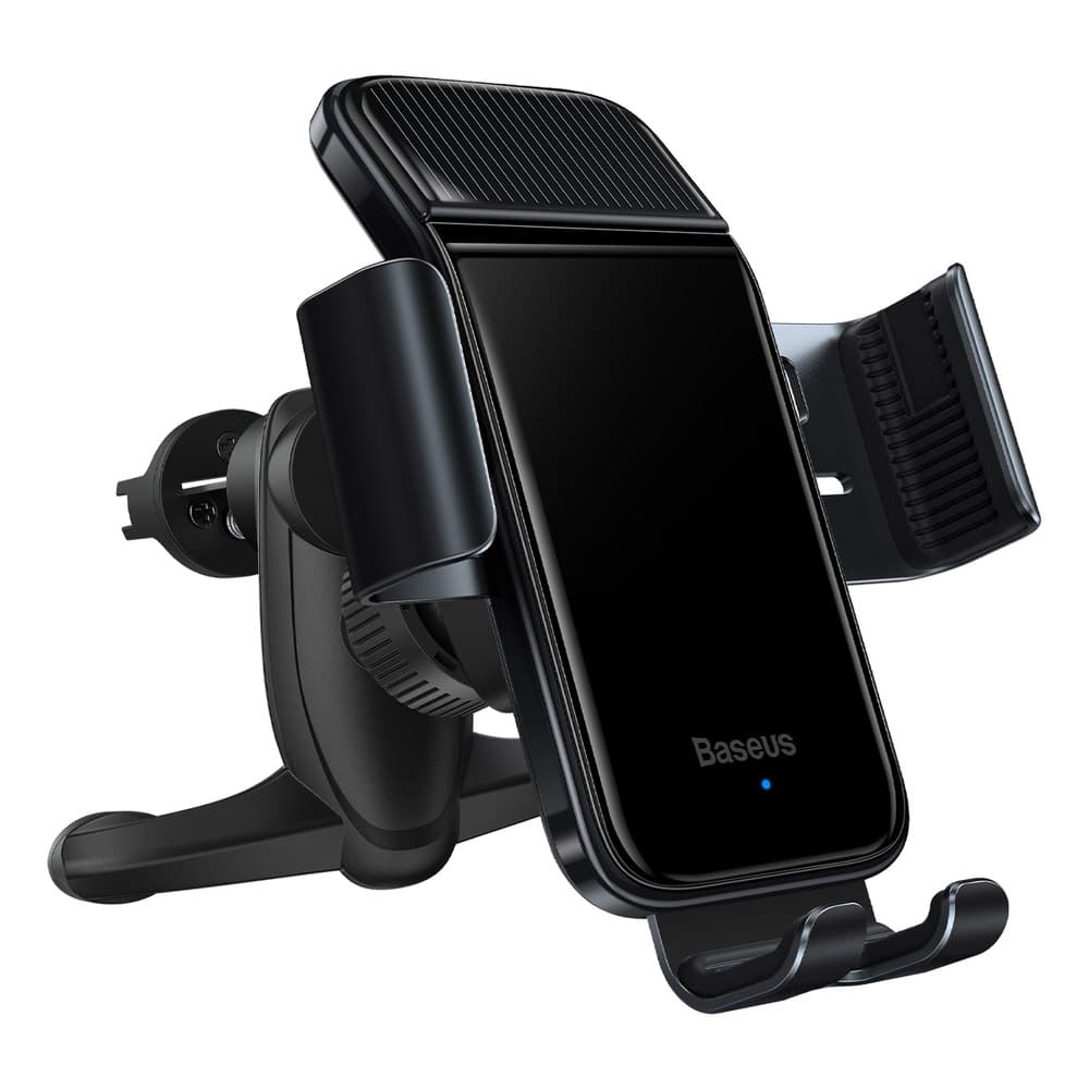 هولدر دریچه کولری بهمراه پنل خورشیدی هوشمند بیسوس Baseus Smart Solar Power Wireless Holder SUZG000001