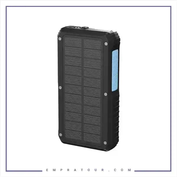 پاوربانک خورشیدی 20000 با کابل متصل پاورولوژی PPBCHA76