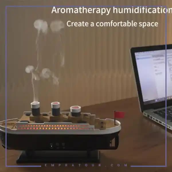 دستگاه بخور و رطوبت ساز سرد مدل کشتی تایتانیک299 aroma — تصویر ۷