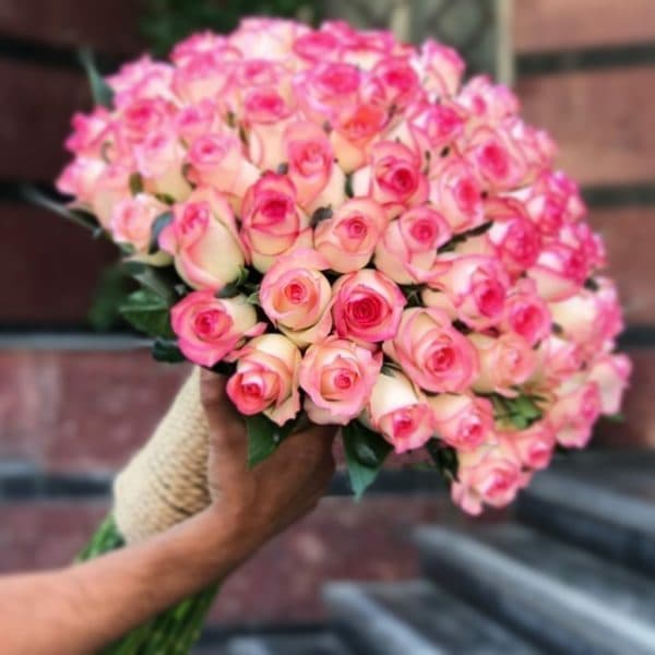 دسته گل رز ممتار کد 2753 | گلفروشی آنلاین مازندران ، گیلان و گلستان ( ارسال گل به محل )