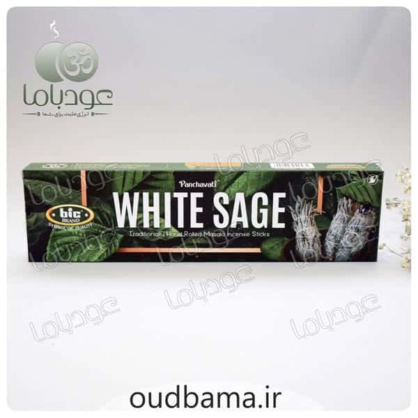 عود دست ساز مریم گلی وایت سیج WHITE SAGE ( بیک BIC )