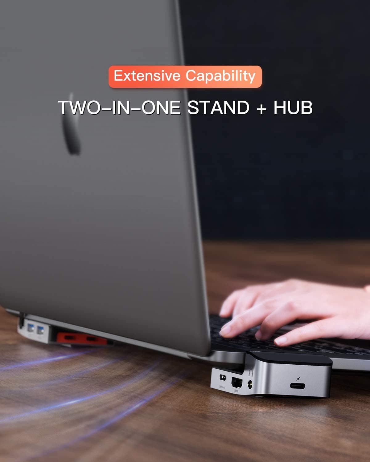 هاب و استند بیسوس Baseus Armor Age Type C MultiFunctional HUB CAHUB-AJ0G — تصویر ۴