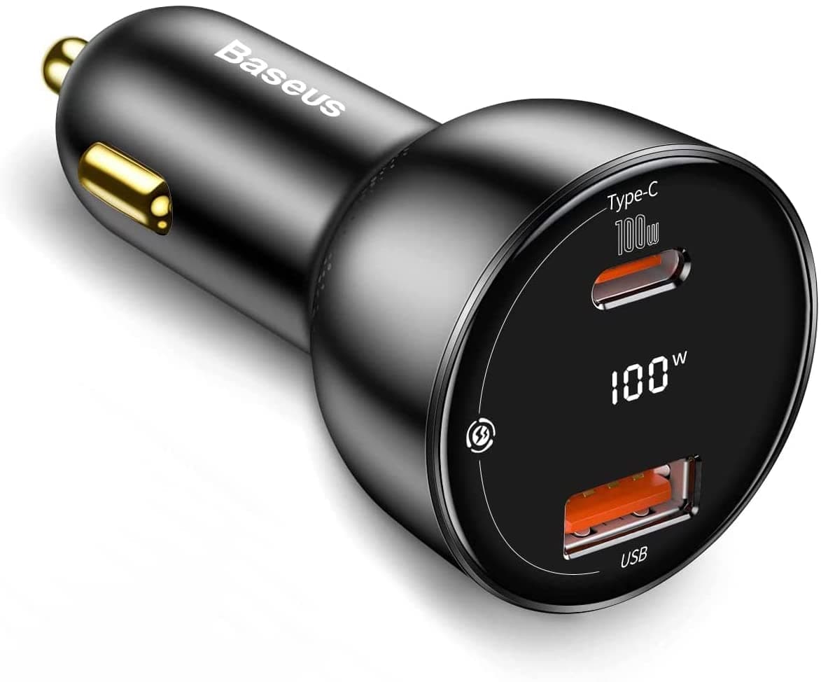 شارژر فندکی فست شارژ بیسوس Baseus Superme PPS CCZX-01 توان 100 وات — تصویر ۳